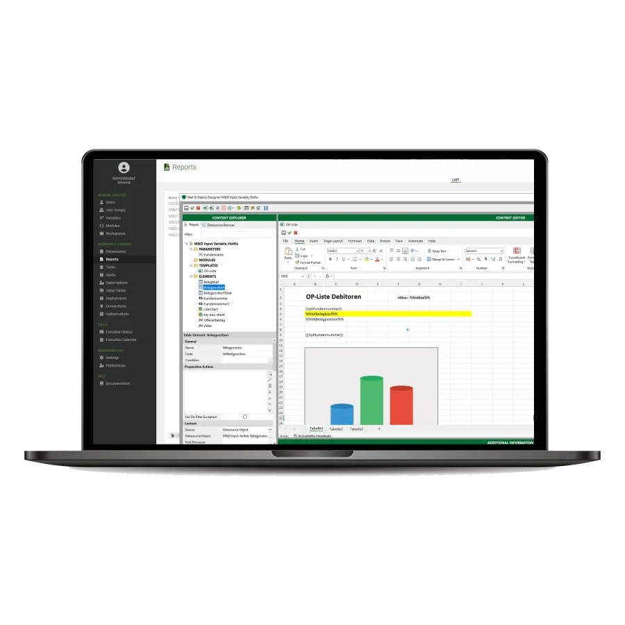 Mail & Deploy Screenshot