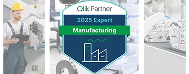 Qlik Expertise-Badge für Manufacturing