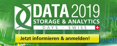 Besuchen Sie uns auf der Data Storage & Analytics 2019 in Pfäffikon.