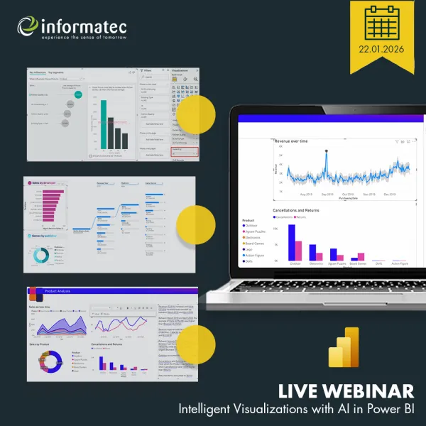 Intelligente Visualisierungen mit KI in Power BI 