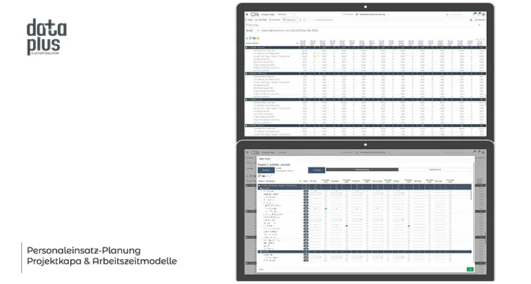 Personaleinsatzplanung mit Data+
