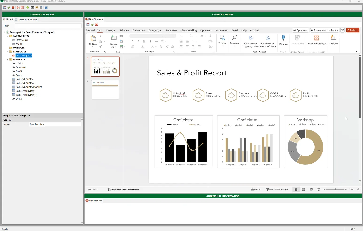 Mail & Deploy - Sales & Profit Report - Informatec