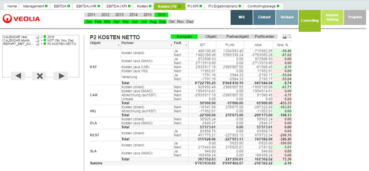 Valorec Operations Printscreen 4