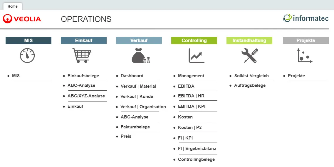Valorec Operations Printscreen 1