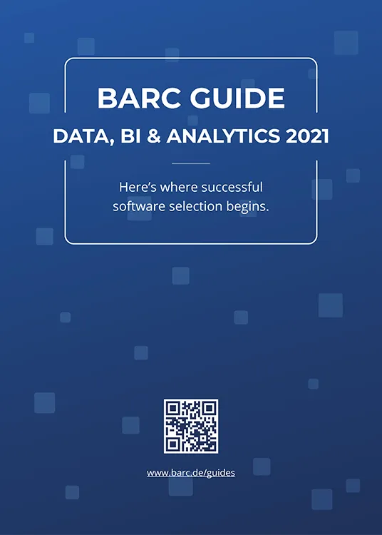 BARC Guide Data, BI & Analytics 2021