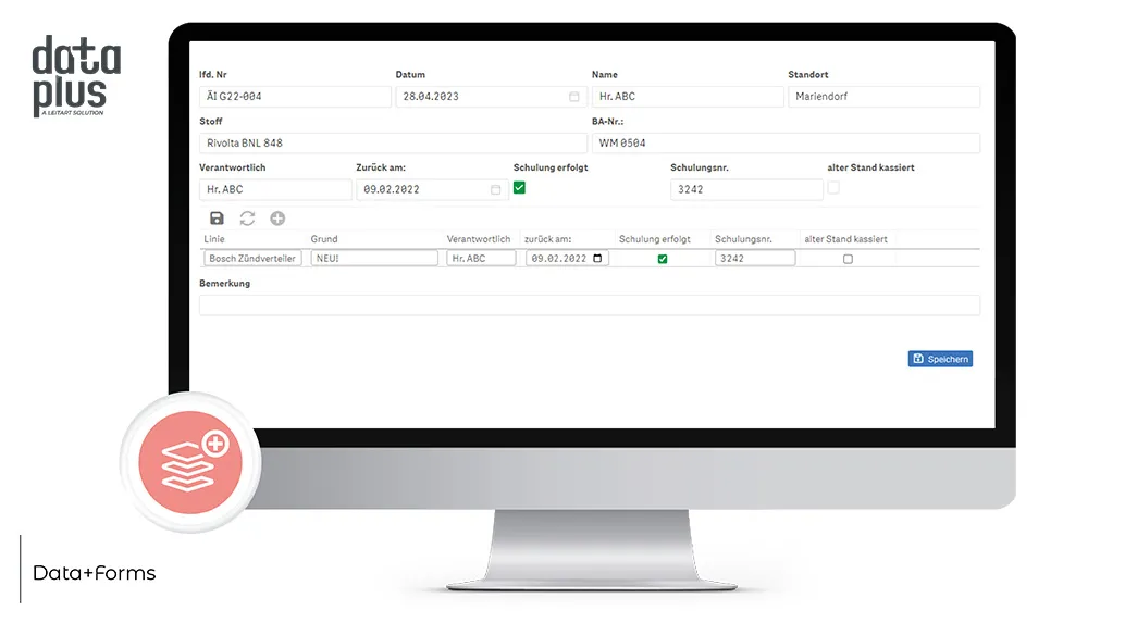 Data+ Forms