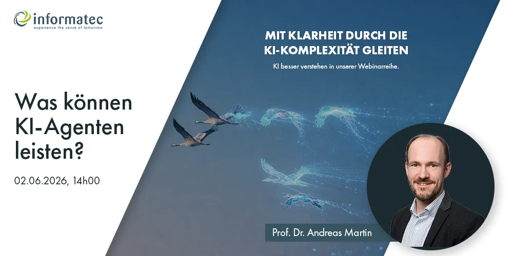 LIVE WEBINAR: Was können KI-Agenten leisten?