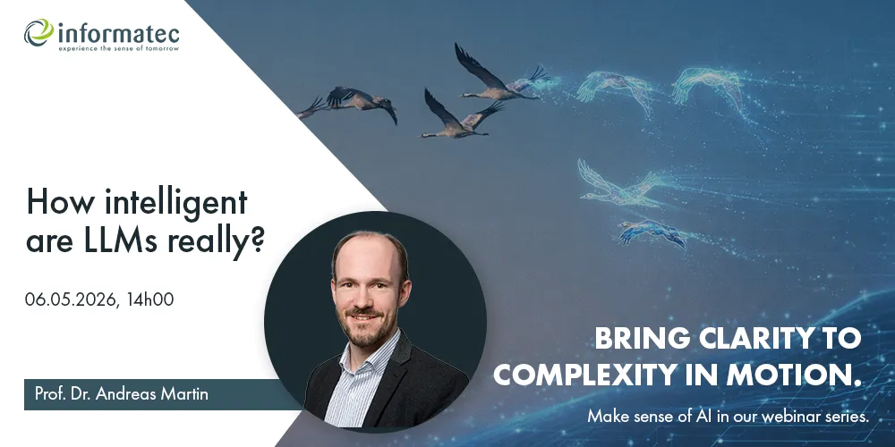 LIVE WEBINAR: How intelligent are LLMs really? - Informatec