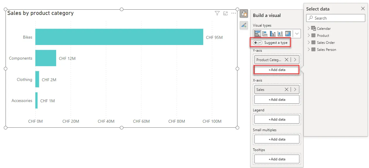 Add data in Microsoft Power BI