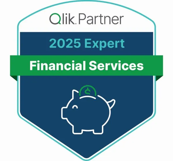 Informatec Qlik Badge Expertise Financial Services 2025