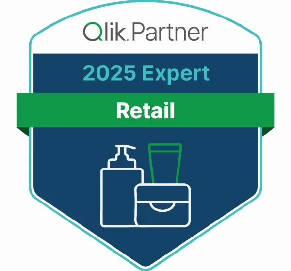 Qlik Expertise Badge Retail 2025 Informatec