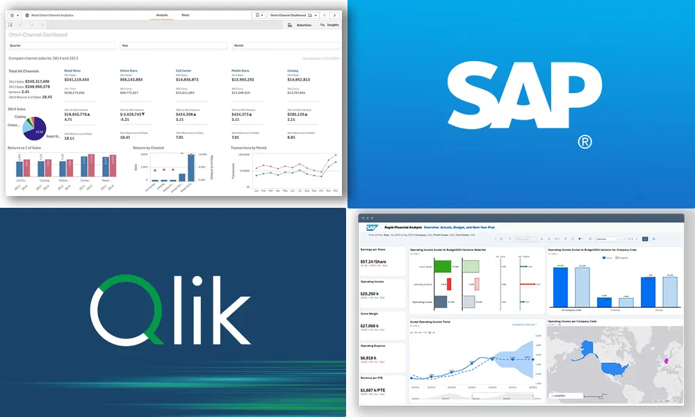 Qlik Sense versus SAC SAP Analytics Cloud