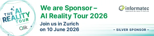 Informatec Qlik AI Reality Tours 2026 Sponsor Zurich