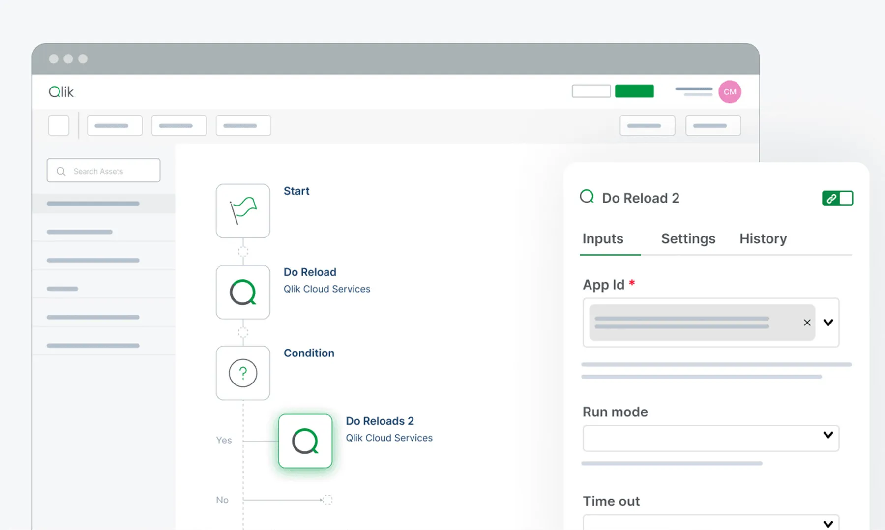 Qlik Automate No-Code-Entwicklung
