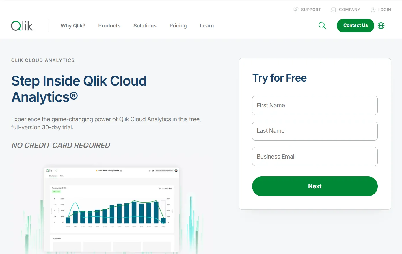 Informatec Qlik Cloud Analytics Trial