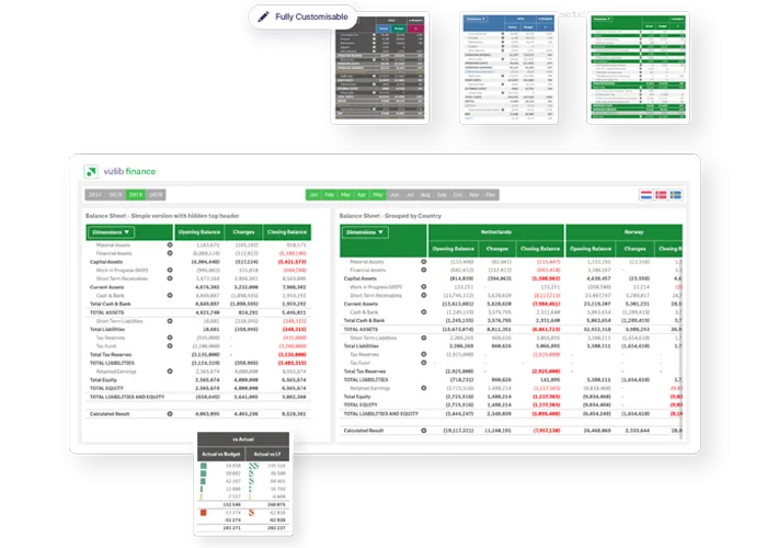 Vizlib Finance Screenshots Informatec