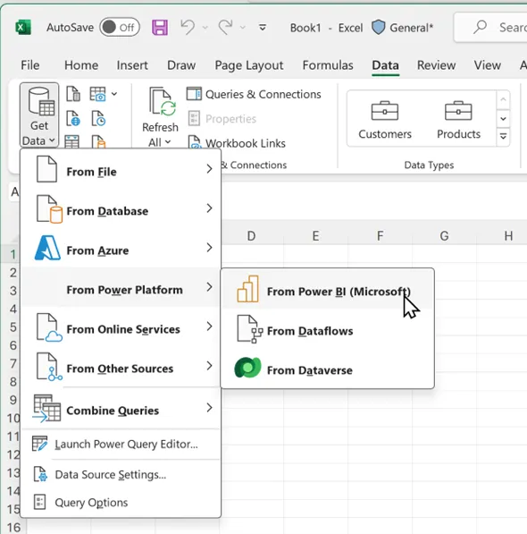 Verbindung Excel und Power BI