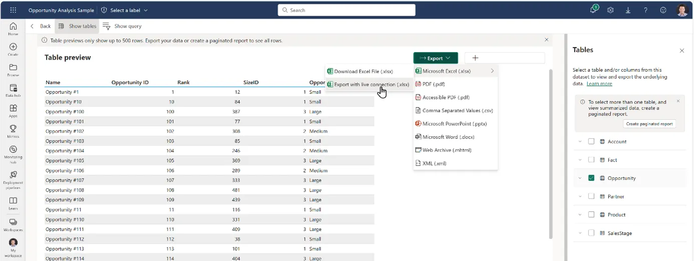Verbindung Excel und Power BI