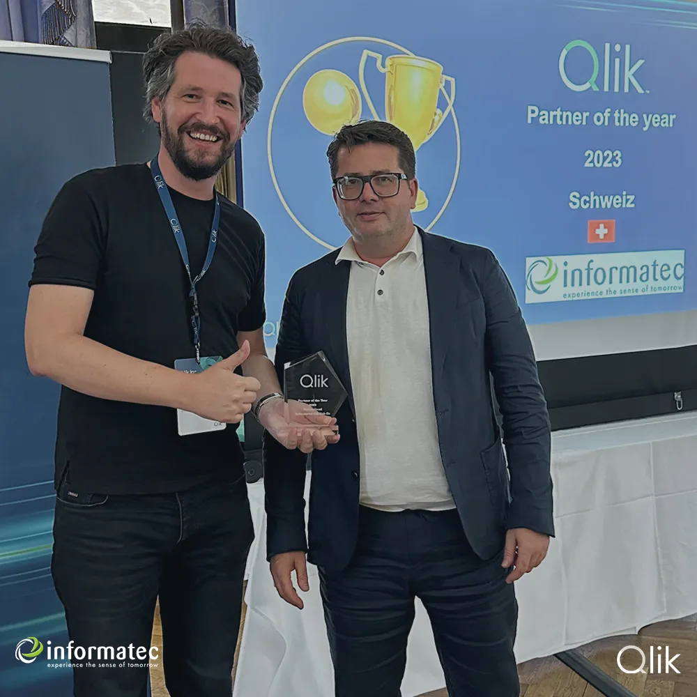 Informatec Qlik Partner of the Year Switzerland 2023 Award
