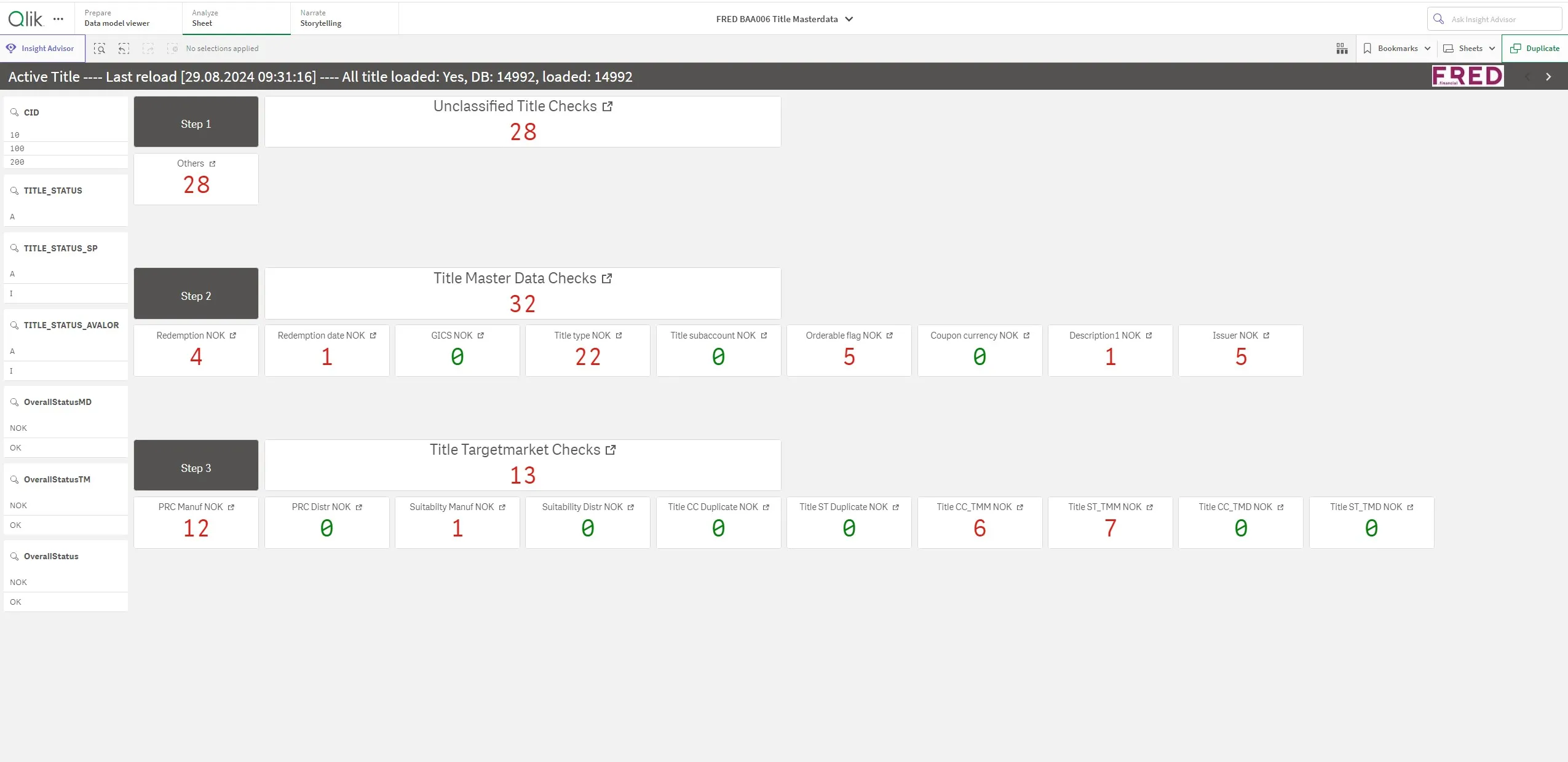 FRED Financial App
