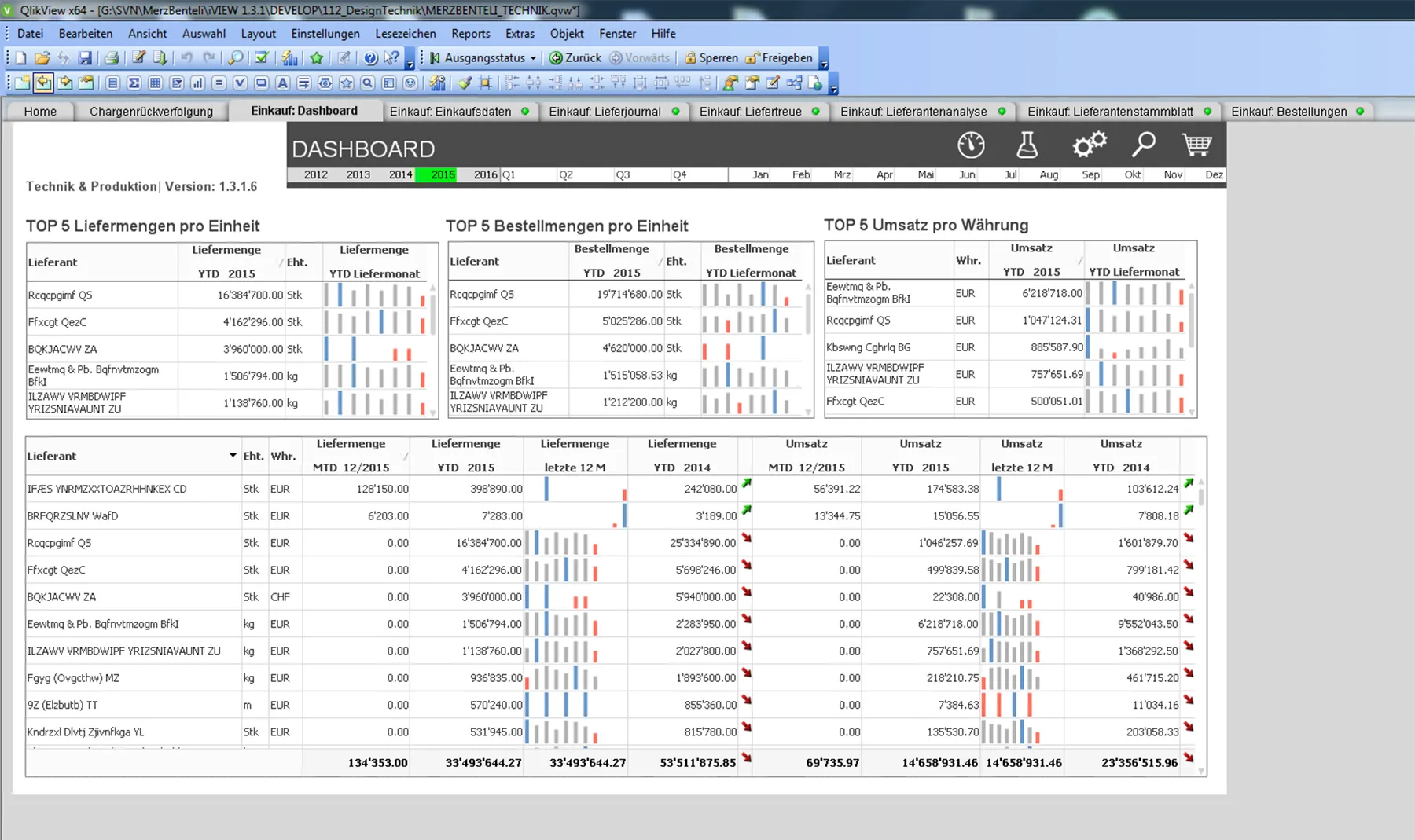 Printscreen Applikation merz+benteli 4