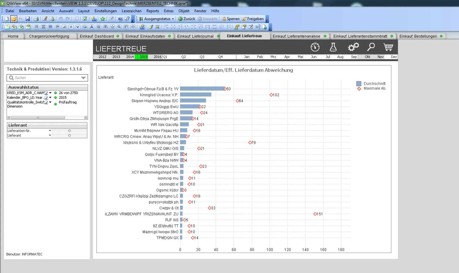 Printscreen Applikation merz+benteli 5